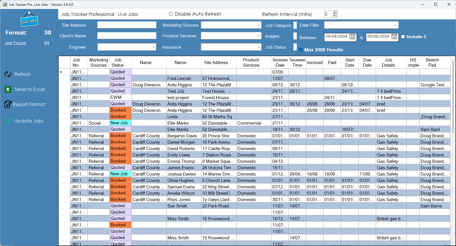  Job Tracker is easy to customise to suit your business needs. It's among the more advanced field service management software on the market today.